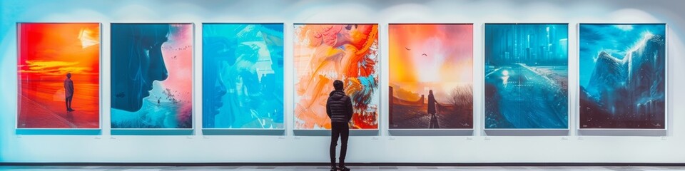 Canvas Print - a digital art wall of photos of a corporate photographer business.
