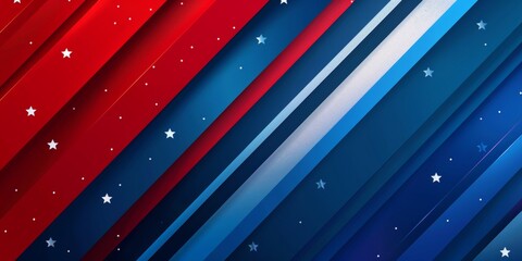 Wall Mural - Abstract and modern conceptual design for Patriot Day.