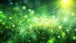 © NHA Studio - Green Glow Particles Blur: A fresh blurred background with green glow particles, evoking a sense of nature and vitality.