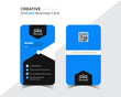 © GFNhirak  CF ID:78 - corporate business card template design, creative and clean business card vector illustration.