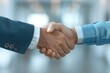 © Wimstock - Businessmen Shaking Hands in Successful Business Merger or Acquisition Deal