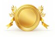 © Alona - Money Back Guaranteed Gold Badge for Business with Ribbon and Text Label