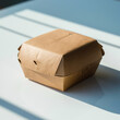 © saleha - Brown Paper Takeout Box for Ecofriendly Food Packaging and Meal Delivery - Generative ai