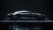 © meta - Black Sports Car in a Dark Setting