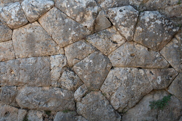 Wall Mural - Necromanteion of Acheron stone wall, near the ancient city of Ephyra, Epirus, Greece