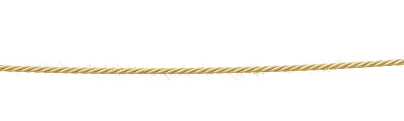 rope isolated on white, transparent, 3d render