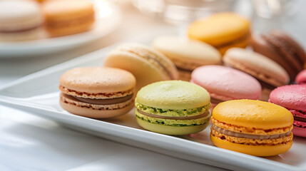 Assorted macarons