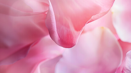 Poster - Pink flower petals macro on flower beautiful abstract background : Generative AI