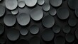 © VISUAL BACKGROUND - A black wall with many circles on it.
