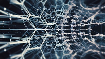 Abstract background with connecting dots and lines. Technology graphic design wallpaper