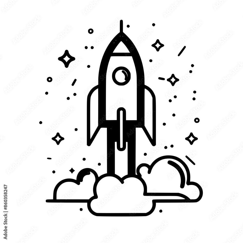 Image vectorielle Stock Rocket SVG, Rocket PNG, Rocket Clipart, Rocket ...