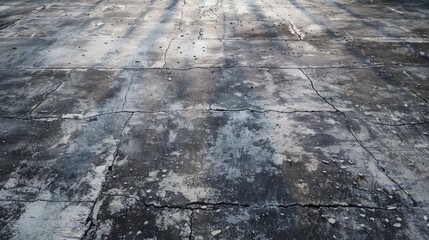 Canvas Print - Aged and worn concrete floor texture