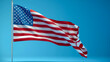 © MS3D - photo of waving the flag of  the USA