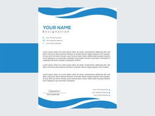 clean letterhead design for free.