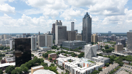 Wall Mural - City View of High Rises