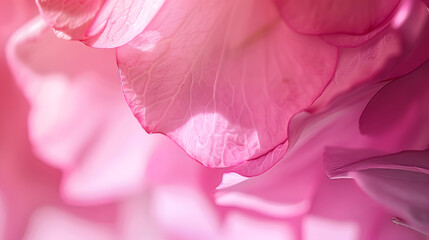 Poster - Pink flower petals macro on flower beautiful abstract background : Generative AI
