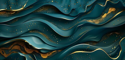 Wall Mural - background of waves