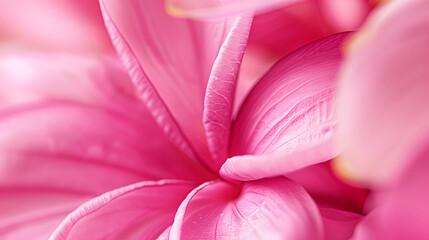 Poster - Pink flower petals macro on flower beautiful abstract background : Generative AI