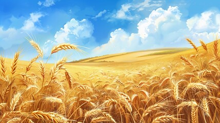 Shavuot, wheat harvest festival, Shavuot simovli on greeting banner poster postcard, harvest holiday