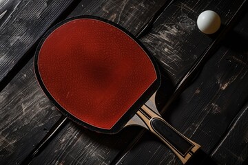 Wall Mural - Table tennis racket, table tennis concept