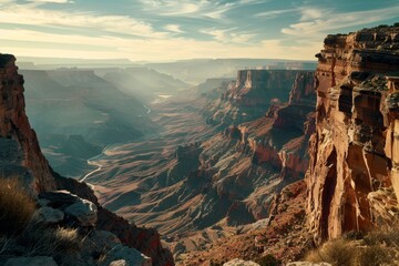 Wall Mural - Grand Canyon Vista: A Breathtaking Panorama of Nature
