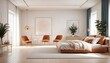 © Eyeam - white and gold theme modern interior design