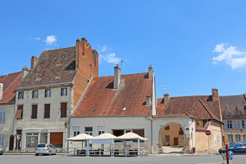 Poster - Street in Auxonne, France