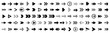 © dlyastokiv - Arrows big black set icons, arrow icon, modern simple arrows, arrow vector collection cursor