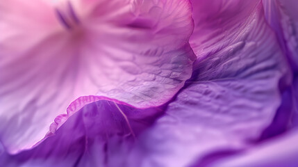Poster - Close up to blurred purple flower petals texture background : Generative AI