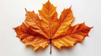 Wall Mural - red maple leaf