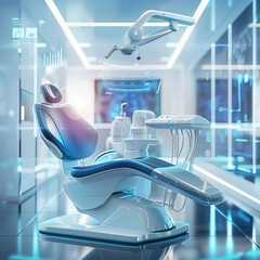 futuristic dental clinic