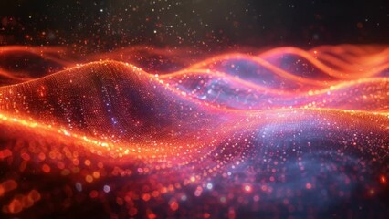 Wall Mural - Abstract background with stunning wave