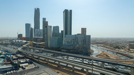 Wall Mural - KAFD King Abdullah Financial District in Riyadh city