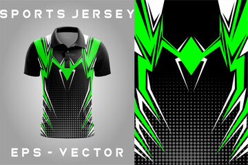 Canvas Print - Sports Jersey Vector Illustration Background EPS