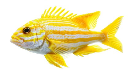 Wall Mural - Yellow striped fish