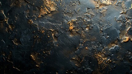 Wall Mural - Abstract textured background with gold accents