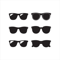 Sticker - sunglasses Stock vector