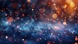 © hisilly - Glittering Winter Lights: Abstract Defocused Background with Sparkles and Bokeh, Perfect for New Year's Concept and Vintage Decor