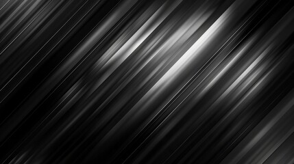 Wall Mural - Abstract Black And White Diagonal Stripes