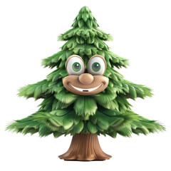 Wall Mural - Spruce tree mascot