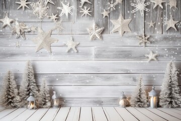 Wall Mural - Holiday decoration backgrounds christmas white.