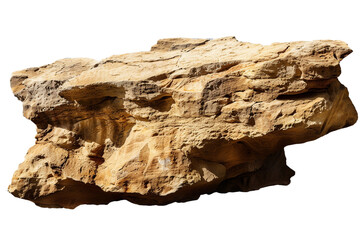 rock in the desert isolated on transparent background