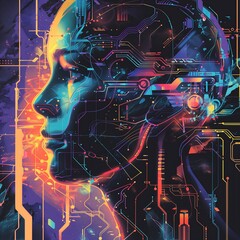 tech poster, tshirt design