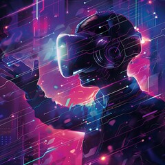 tech poster, tshirt design