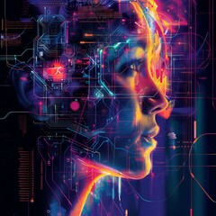 tech poster, tshirt design
