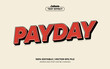 © Regulr - Payday Retro Red Simple Editable Text Effect, Editable Font Style Theme