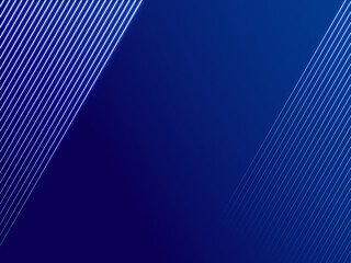 Glowing blue line with gradient blue background