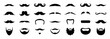 © David - vector of a mustache and beard