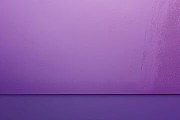 Wall Mural - Empty studio background showing half painted violet wall