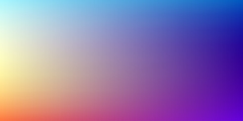 Poster - soft purple and yellow gradient background with light effect